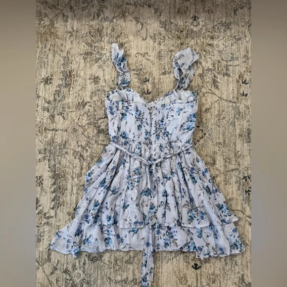 Altar'd State Light Blue Floral Dress - Picture 4 of 9